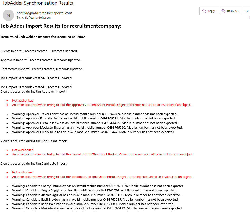Timesheet Portal: User guide